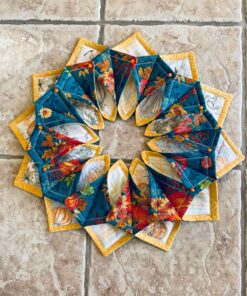 Poorhouse Quilt Designs Fold'n Stitch Wreath Ptrn 21 81UI4nPwQjL