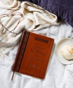 Jesus Calling, Large Text Brown Leathersoft, with full Scriptures: Enjoying Peace in His Presence (a 365-day Devotional) Imitation Leather 21 81UIcn5SLoL