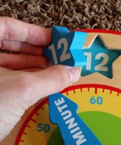 Melissa & Doug Shape Sorting Clock - Wooden Educational Toy 38 81UIvHyHBLL