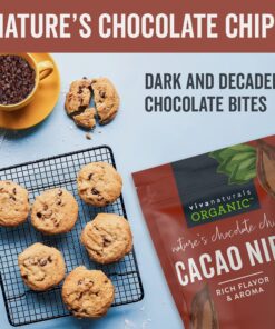 Viva Naturals Organic Cacao Nibs, 2 lb Bag (907g) - Keto Friendly and Vegan Unsweetened Chocolate Chip Substitute, Perfect for Gluten Free Baking, Cacao Nib Smoothies and More, Non-GMO and Gluten Free 2 Pound (Pack of 1) 16 81UK8xnA2LL