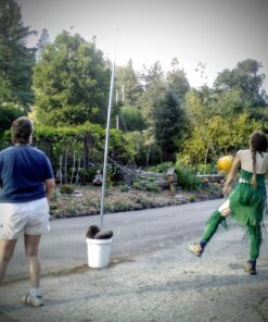 Park & Sun Sports Permanent Outdoor Tetherball Set with Accessories 3-Piece Pole 11 81UKJRFRhIL