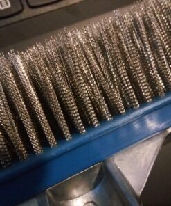 Aquatix Pro Pool Brush, 18" Heavy Duty Aluminium Back, Curved Ends for Corners, Scrub Brush w/Stainless Steel Bristles & EZ Clip, Swimming Pool Brushes for Cleaning Pool Walls, Tiles, Floors & Steps 1 25 81UKWclXYYL