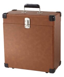 Alternative view of Crosley CR401-TA Record Carrier Case for 30+ Albums, Tan