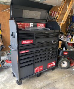 Rubbermaid Commercial Products 2-Shelf Utility/Service Cart, Medium, Lipped Shelves, Ergonomic Handle, 500 Lbs Capacity, for Warehouse/Garage/Cleaning/Manufacturing (FG452088BlA) Black 66 81ULPFUNm5L