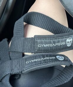 Gymreapers Lifting Wrist Straps for Weightlifting, Bodybuilding, Powerlifting, Strength Training, & Deadlifts - Padded Neoprene with 18 inch Cotton Black 26 81ULQpLpQgL