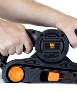 WEN 6321 7-Amp 3 in. x 21 in. Corded Belt Sander with Dust Bag , Black 21 in. Corded + Single Speed 21 81UMvrQELhL