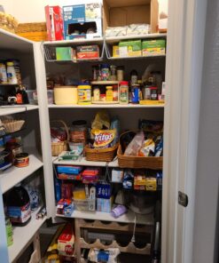 Deco Brothers Stackable Cabinet Shelf Organizer, 2 Pack, Chrome 35 81UMzxGJWwL