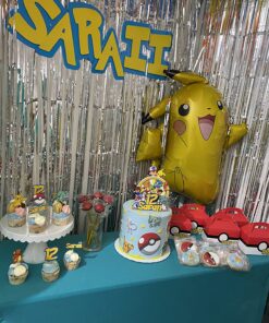 Anagram International 2946001 Pikachu Shape Balloon Pack, 31", Yellow 23 81UNw0dFBKL