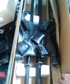 Ace Martial Arts Supply Leonardo Dual Ninja Swords with Back Carrying Scabbard 65 81UOJ4zF1oL