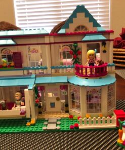 LEGO Friends Stephanie's House 41314 Build and Play Toy House with Mini Dolls, Dollhouse Kit (622 Pieces) 31 81UOR7nlj0L