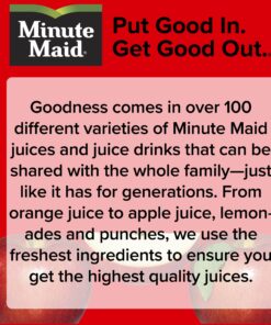 Minute Maid Apple Juice with Vitamin C, Fruit Juice Drink, 10 Fl Oz, 24 Pack 10 Fl Oz (Pack of 24) 11 81UOaW04nL