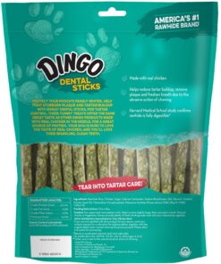 Alternative view of Dingo Tartar And Breath Dental Sticks For All Dogs, 48-Count 48 Count (Pack of 1)