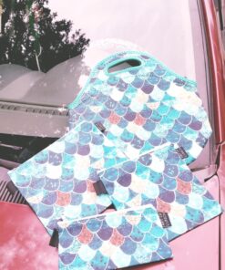 ARTOVIDA Artists Collective Reusable Lunch Baggies | Snack and Sandwich Bags with Zipper - Improved Dual Layer Design by Monika Strigel (Germany) "Really Mermaid" Monika Strigel - Really Mermaid 18 81UPXy56LXL