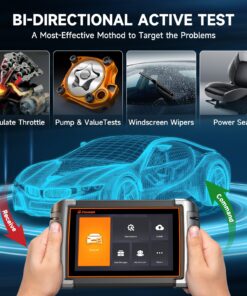 FOXWELL OBD2 Scanner NT809BT, 2023 Updated NT809 NT624 NT630 Wireless Bluetooth Diagnostic Scan Tool Active Test, 30+ Services FCA AutoAuth, 3-Year Free Update Full Systems Diagnostic One Click Update 21 81UPz1SoY7L