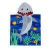 PERYOUN Child 100% Cotton Hooded Towel 24 x 48 inches (BlueShark) Blue 11 81UR7MivfhS
