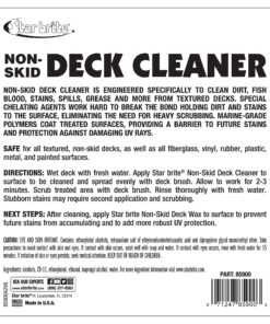 Alternative view of STAR BRITE Non-Skid Deck Cleaner & Protectant -Ultimate Boat Deck Wash - Protects Against Future Stains & UV - Ideal for Fiberglass, Vinyl, Plastic, Painted & Metal Surfaces - 128 OZ Gallon (085900) 1 Gallon