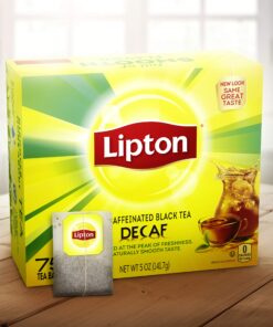 Lipton Tea Bags For a Delicious Beverage Decaffeinated Black Tea Caffeine-Free and Made With Real Tea Leaves 75 Tea Bags Decaf Black Tea 75 Count (Pack of 1) 13 81URVS7aRcL