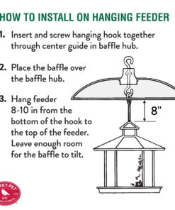 Alternative view of Perky-Pet 340 Transparent 16-Inch Squirrel Baffler