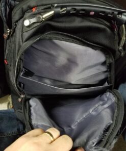 SwissGear Wenger Ibex Laptop Backpack, black, one size (27316060) Ibex Padded Platform Laptop Backpack With Accessory Pouch 96 81USsV7lRzL