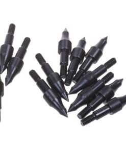 Cosmos 12 Pcs Screw-in Archery Bullet Points Arrow Tips Archery Target Practice Hunting Arrow Points for Recurve, Compound Bow, Crossbow, 100 Grain Each 19 81UTxxrJekL