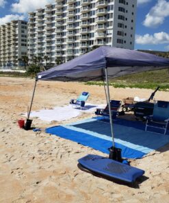 ABCCANOPY Canopy Weights 112 LBS Gazebo Tent Sand Bags,4pcs-Pack (Black) Medium Black 32 81UVPNYoPBL