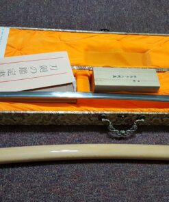 Handmade Sword - Shirasaya Samurai Katana Swords, Battle Ready, Hand Forged, 1095 Carbon Steel, Clay Tempered, Full Tang, Sharp, Wood Color Handle, Scabbard, Certificate 19 81UXYXdvsdL