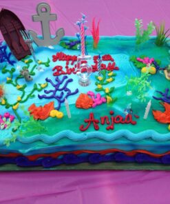 Little Mermaid Princess Ariel Birthday Cake Topper Set (Unique Design) 15 81UXiY6gfPL