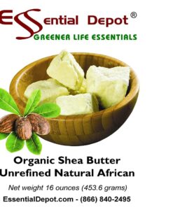 Essential Depot Shea Butter - Grade A - 16 oz - 1 lb - Organic - Unrefined - In resealable safety sealed HDPE Jar 17 81UZ2ktcxCL