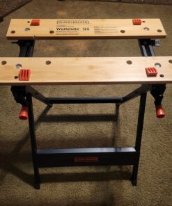 BLACK+DECKER Workmate Portable Workbench, 350-Pound Capacity (WM125) 82 81UZhBENeRL