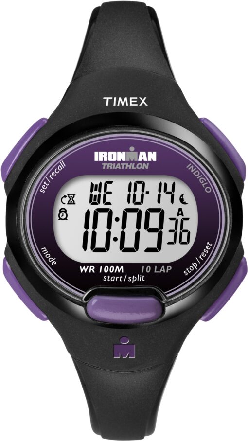 Timex Women's Ironman Essential 34mm Watch Black/Purple