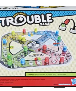 Alternative view of Hasbro Gaming Trouble Board Game for Kids Ages 5 and Up 2-4 Players (Packaging may vary)
