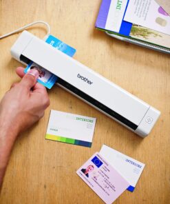 Brother Mobile Color Page Scanner, DS-620, Fast Scanning Speeds, Compact and Lightweight, Compatible with BR-Receipts, Black New Model: DS620 21 81Ud0WD9ZML