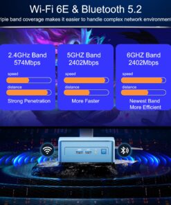 GEEKOM Mini PC Mini IT13, 13th Gen Intel i9-13900H NUC13 Mini Computers(14 Cores,20 Threads) 32GB DDR4 & 2TB PCIe Gen 4 SSD Windows 11 Pro Desktop PC Support Wi-Fi 6E/Bluetooth 5.2/USB 4.0/2.5G LAN/8K i9-13900H, 32GB+2TB 9 81Udb6pPkWL