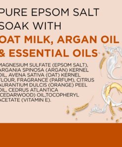 Dr Teal's Pure Epsom Salt, Soothe & Comfort with Oat Milk & Argan Oil, 3lbs (Packaging May Vary) 3 Pound (Pack of 1) 26 81UdjHZ9onL