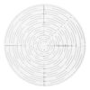 10" Round Center Finder Compass Clear Acrylic for Drawing Circles, Lathe Work and Woodturners. Ideal For Locating Center on Logs and General Stock Pieces Works Well on Round and Square Stock