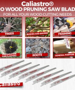 Caliastro 6-Inch Wood Cutting & Pruning Saw Blades for Reciprocating/Sawzall Saws - 8 Pack 8-Pack 11 81UeQYM0IRL