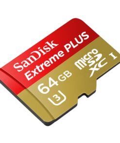 Alternative view of SanDisk Extreme PLUS 64GB microSDXC UHS-I/U3 Card with Adapter (SDSQXSG-064G-GN6MA)