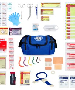 Dixie EMS First Responder Fully Stocked Trauma First Aid Kit – Blue 9 81Uf90UE47L