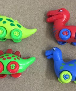 3 Bees and Me Dinosaur Car Toys for Toddlers | Dinosaurs with Wheels 4-in-1 Pack, Fun Party Toy, Play Set for Kids | Birthday Gift for Boys and Girls 31 81UfUmHdM2L