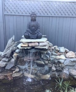 Design Toscano AL1614 Meditative, The Grand TempleIndoor StatueCabinet on Wheels Indoor/Outdoor Garden Statue, 20 Inches Wide, 15 Inches Deep, 26 Inches High, Handcast Polyresin, Dark Stone Finish Meditating Buddha 54 81UfgCPWNJL