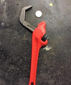 RIDGID 31305 Model E-110 9.5" Offset Hex Jaw Pipe Wrench, Red, Made in The USA 52 81UfoZkozL