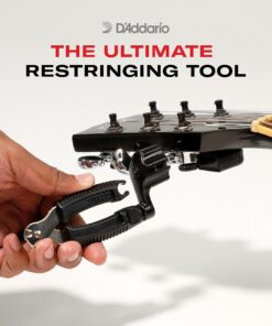 D'Addario Accessories Pro-Winder - Guitar String Winder, Guitar String Cutter, Guitar Bridge Pin Puller - Ultimate Ergonomic All in One Guitar Tool for Restringing - Black Guitar ProWinder 21 81UiWuIcaZL