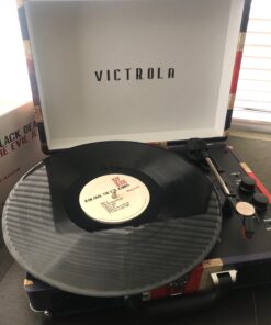 Victrola Vintage 3-Speed Bluetooth Portable Suitcase Record Player with Built-in Speakers | Upgraded Turntable Audio Sound|UK Flag, Model Number: VSC-550BT-UK UK Flag 30 81UjuzIS06L