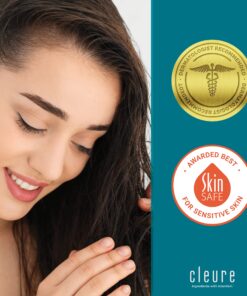 Cleure Lightweight Hair Styling Gel - Hypoallergenic, Fragrance Free for Edge Control to Tame Frizz with Medium Hold (8 fl oz, Pack of 1) 8 Fl Oz (Pack of 1) 11 81Uk3DkeS9L