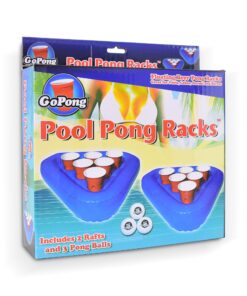 GoPong Pool Pong Rack Floating Beer Pong Set, Includes 2 Rafts and 3 Pong Balls 14 81UkvpvHkL