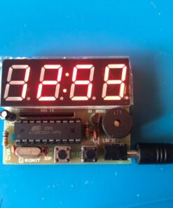 MiOYOOW 4-Digit Digital Clock Kits with PCB, DIY Alarm Clock Soldering Project Kit for Learning Electronics Soldering Practice with English Instructions 1 Pack-4 Digit Clock Kit(0.56 Inch) 67 81UlBIFuHL