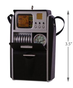 Hallmark Keepsake Christmas Ornament 2018 Year Dated, Star Trek Starfleet Tricorder With Light and Sound 15 81Umz997ePL