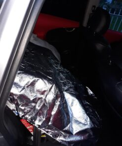 Car Seat Sun Shade Cover - Keep Your Baby's Carseat at a Cooler Temperature - Covers and Blocks Out Heat & Sun - More Comfortable for Baby or Child - Protection from UV Sunlight - Mommy's Helper 42 81UoJArS8L 1