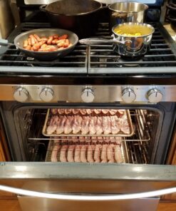 USA Pan Half Sheet Bakeable Cooling Rack, Steel Nonstick Wire Half Sheet Cooling Rack 21 81UpQtYLuvL