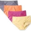 Fruit of the Loom Women's 4 Pack Coolblend Low Rise Brief Panties 21 81UpvxqhmwL